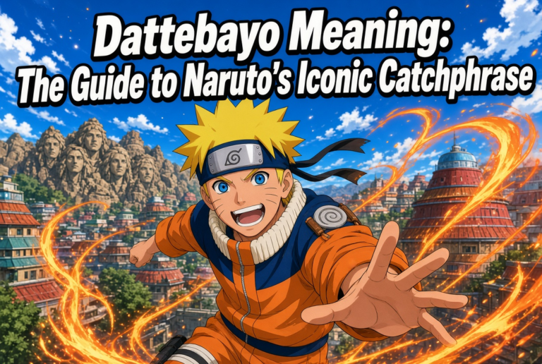 Dattebayo Meaning